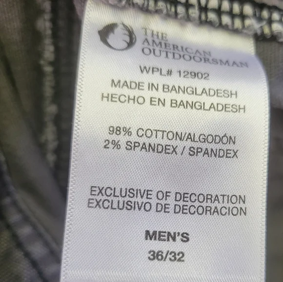 The American Outdoorsman‎ Pants sz 36 - Picture 12 of 12